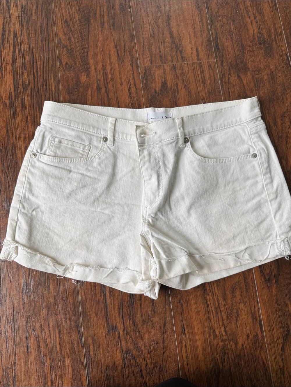 White Women's Denim Shorts
